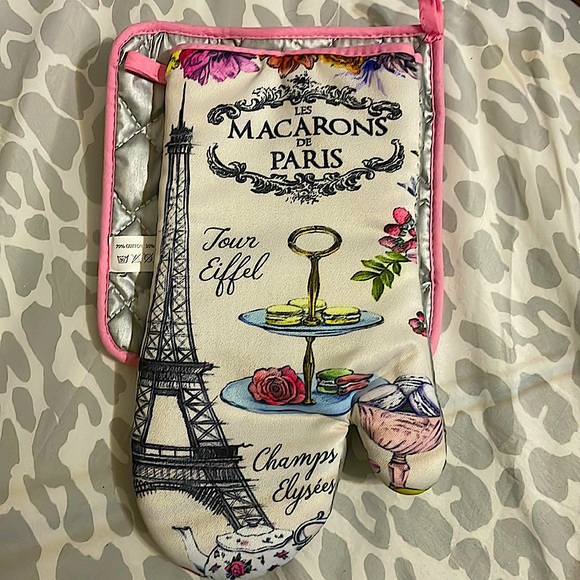 💌PARIS GLAM POT HOLDER AND OVEN MITT - Picture 2 of 4